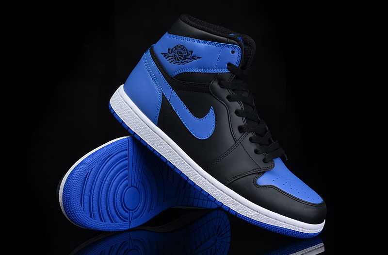 Air Jordan 1 Men Shoes Blue/Black/ Online